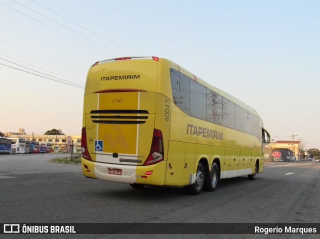 Viação Itapemirim 60043 na cidade de São José dos Campos, São Paulo, Brasil, por Rogerio Marques. ID da foto: 9262728.