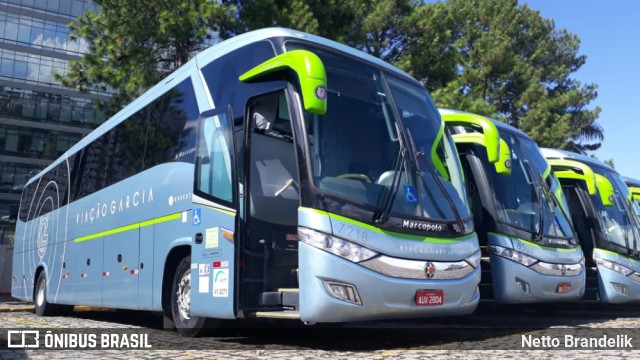Viação Garcia 7218 na cidade de Curitiba, Paraná, Brasil, por Netto Brandelik. Número da foto: #9264685.