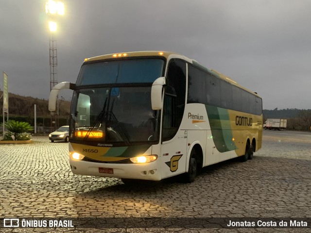 Empresa Gontijo de Transportes 14650 na cidade de João Monlevade, Minas Gerais, Brasil, por Jonatas Costa da Mata. ID da foto: 9265155.