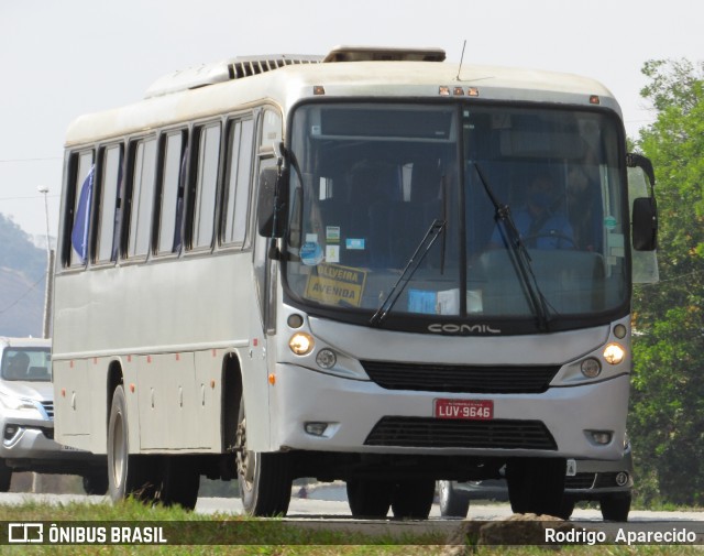 Ônibus Particulares 9646 na cidade de Carmópolis de Minas, Minas Gerais, Brasil, por Rodrigo  Aparecido. ID da foto: 9263657.