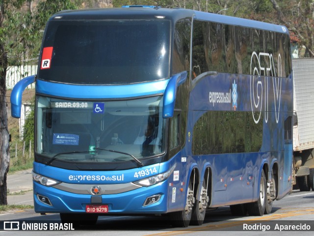 Expresso do Sul 419314 na cidade de Conselheiro Lafaiete, Minas Gerais, Brasil, por Rodrigo  Aparecido. ID da foto: 9264964.