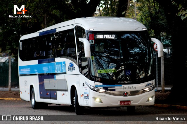 VIDA - Viação Danúbio Azul 19011 na cidade de São Paulo, São Paulo, Brasil, por Ricardo Vieira. Número da foto: #9264484.