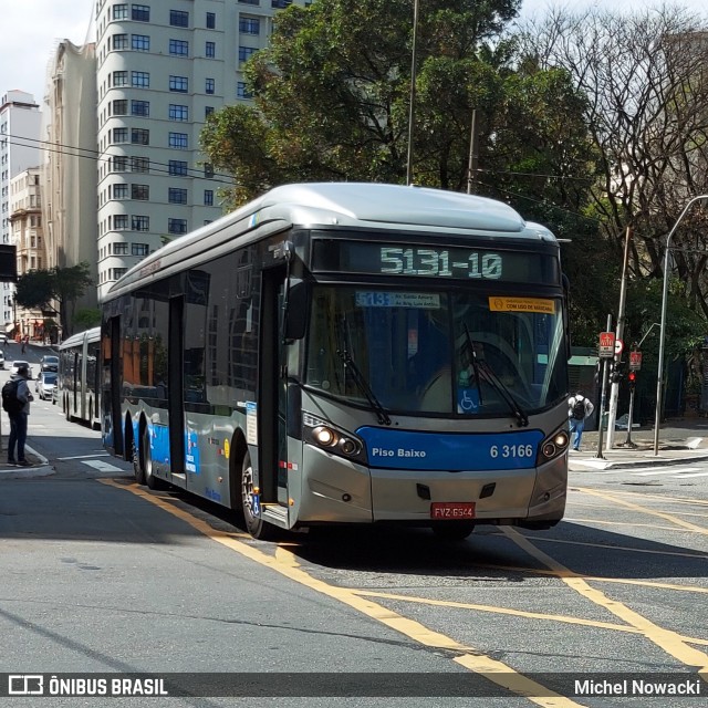 Viação Paratodos > São Jorge > Metropolitana São Paulo > Mobibrasil 6 3166 na cidade de São Paulo, São Paulo, Brasil, por Michel Nowacki. Número da foto: #9262976.