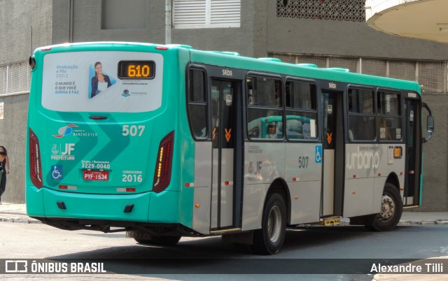 TUSMIL - Transporte Urbano São Miguel 507 na cidade de Juiz de Fora, Minas Gerais, Brasil, por Alexandre Tilli. ID da foto: 9266611.