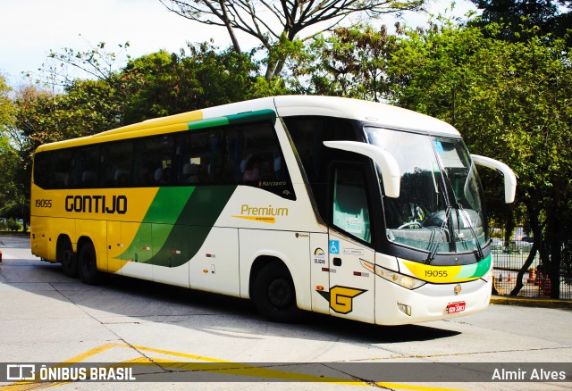 Empresa Gontijo de Transportes 19055 na cidade de São Paulo, São Paulo, Brasil, por Almir Alves. ID da foto: 9268228.