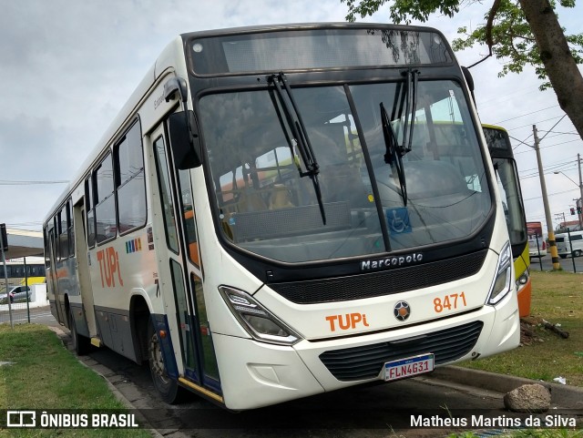 TUPi Transportes Urbanos Piracicaba 8471 na cidade de Piracicaba, São Paulo, Brasil, por Matheus Martins da Silva. ID da foto: 9267340.