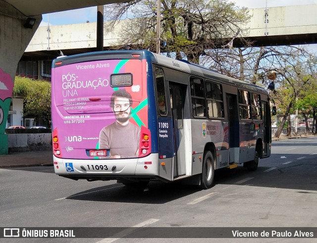 Viação Sandra 11093 na cidade de Belo Horizonte, Minas Gerais, Brasil, por Vicente de Paulo Alves. Número da foto: #9268335.