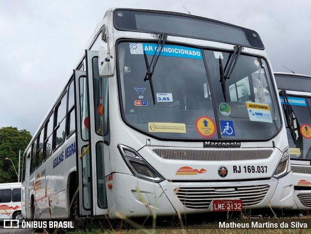 Viação Agulhas Negras RJ 169.037 na cidade de Volta Redonda, Rio de Janeiro, Brasil, por Matheus Martins da Silva. ID da foto: 9267170.