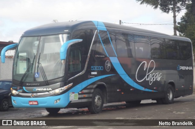 Empresa de Ônibus Nossa Senhora da Penha 53030 na cidade de Curitiba, Paraná, Brasil, por Netto Brandelik. ID da foto: 9268245.