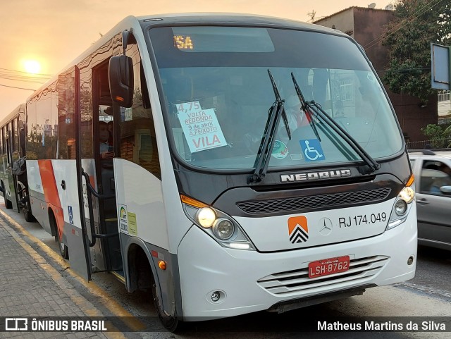 Viação Cidade do Aço RJ 174.049 na cidade de Volta Redonda, Rio de Janeiro, Brasil, por Matheus Martins da Silva. Número da foto: #9267308.