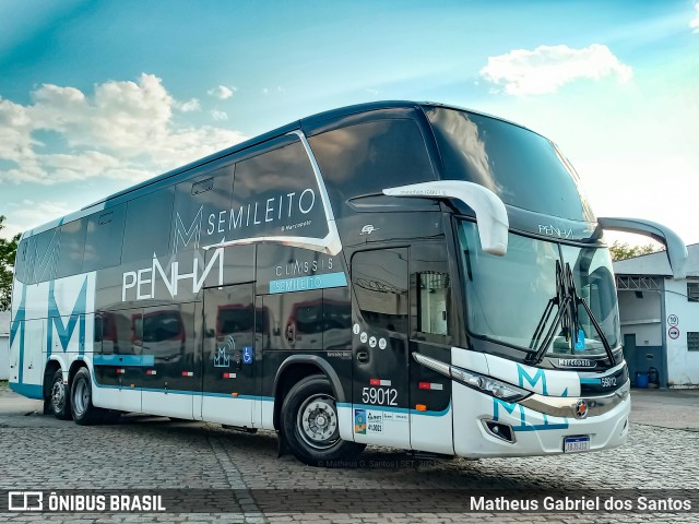 Empresa de Ônibus Nossa Senhora da Penha 59012 na cidade de Campinas, São Paulo, Brasil, por Matheus Gabriel dos Santos. ID da foto: 9268792.