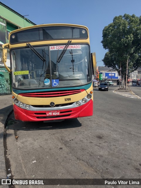 Transrio Tur 5700 na cidade de Rio de Janeiro, Rio de Janeiro, Brasil, por Paulo Vitor Lima. Número da foto: #9267883.