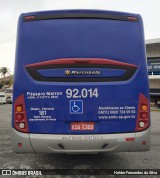 Empresa de Ônibus Pássaro Marron 92.014 na cidade de Aparecida, São Paulo, Brasil, por Helder Fernandes da Silva. Número da foto: #:id.