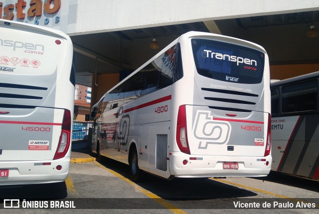 Transpen Transporte Coletivo e Encomendas 43010 na cidade de Sorocaba, São Paulo, Brasil, por Vicente de Paulo Alves. ID da foto: 9270698.