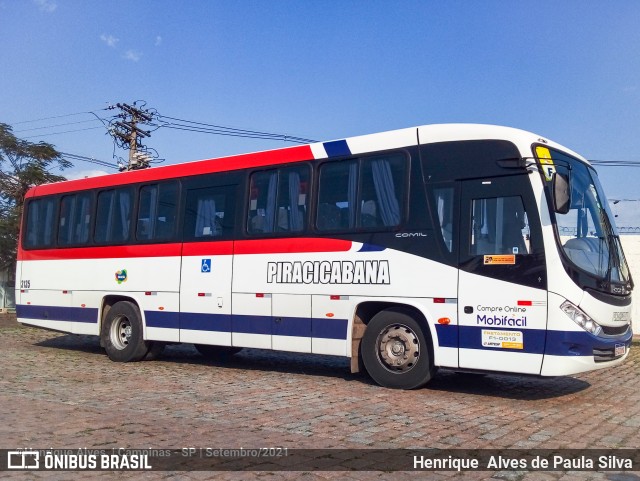 Viação Piracicabana 3135 na cidade de Campinas, São Paulo, Brasil, por Henrique Alves de Paula Silva. Número da foto: #9272993.