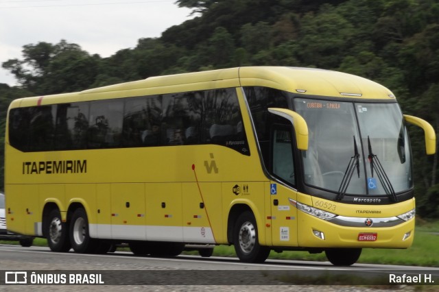 Viação Itapemirim 60523 na cidade de Registro, São Paulo, Brasil, por Rafael H.. ID da foto: 9271331.