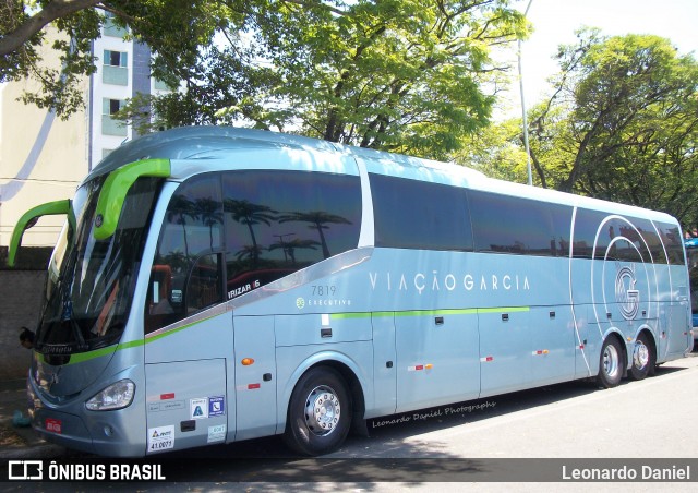 Viação Garcia 7819 na cidade de Aparecida, São Paulo, Brasil, por Leonardo Daniel. ID da foto: 9270549.