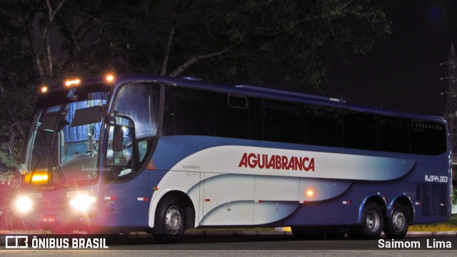 Viação Águia Branca RJ 544.003 na cidade de Vitória, Espírito Santo, Brasil, por Saimom  Lima. ID da foto: 9271973.