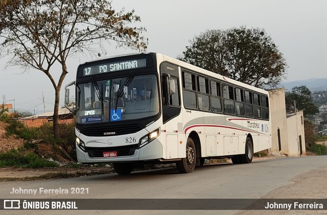 Auto Ônibus Moratense 826 na cidade de Francisco Morato, São Paulo, Brasil, por Johnny Ferreira. Número da foto: #9270406.