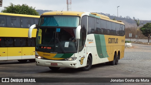 Empresa Gontijo de Transportes 14950 na cidade de João Monlevade, Minas Gerais, Brasil, por Jonatas Costa da Mata. ID da foto: 9271510.