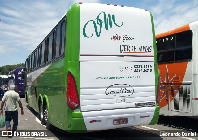 Viação Verde Minas 4907 na cidade de Aparecida, São Paulo, Brasil, por Leonardo Daniel. Número da foto: #9270553.