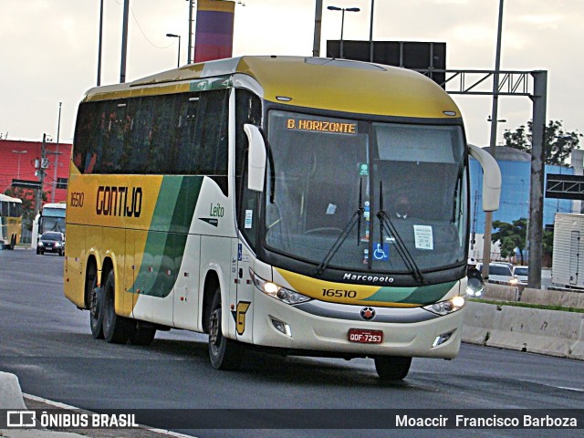 Empresa Gontijo de Transportes 16510 na cidade de São Paulo, São Paulo, Brasil, por Moaccir  Francisco Barboza. ID da foto: 9272423.