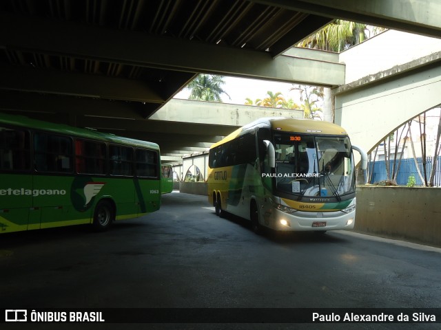 Empresa Gontijo de Transportes 18405 na cidade de Sete Lagoas, Minas Gerais, Brasil, por Paulo Alexandre da Silva. ID da foto: 9271861.