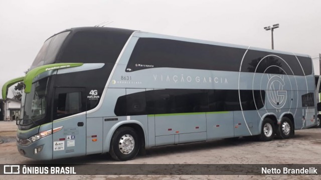 Viação Garcia 8631 na cidade de Curitiba, Paraná, Brasil, por Netto Brandelik. Número da foto: #9272685.