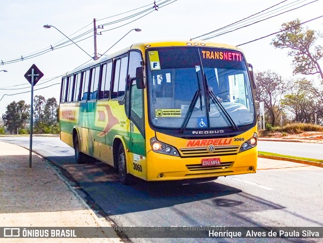 Nardelli Fretamento e Turismo 3060 na cidade de Salto, São Paulo, Brasil, por Henrique Alves de Paula Silva. ID da foto: 9269982.