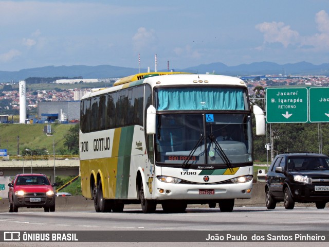 Empresa Gontijo de Transportes 17010 na cidade de Jacareí, São Paulo, Brasil, por João Paulo  dos Santos Pinheiro. Número da foto: #9272180.