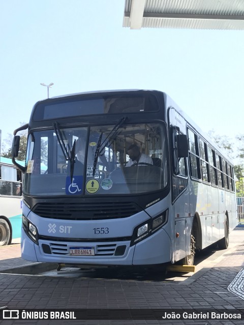 SIT Macaé Transportes 1553 na cidade de Macaé, Rio de Janeiro, Brasil, por João Gabriel Barbosa. Número da foto: #9270393.