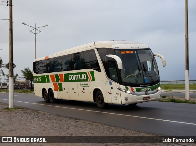 Empresa Gontijo de Transportes 21305 na cidade de Maceió, Alagoas, Brasil, por Luiz Fernando. ID da foto: 9272262.