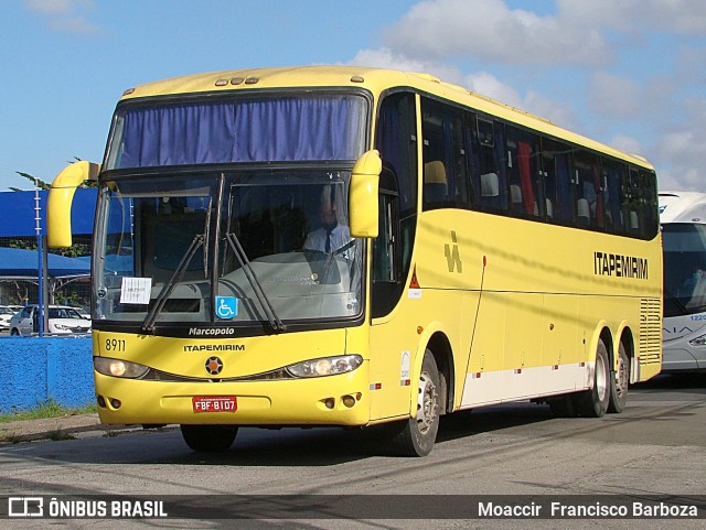 Viação Itapemirim 8911 na cidade de São Paulo, São Paulo, Brasil, por Moaccir  Francisco Barboza. ID da foto: 9272544.