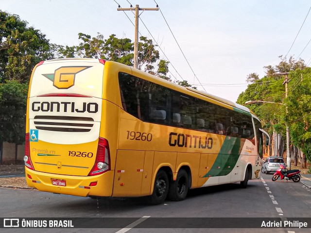 Empresa Gontijo de Transportes 19260 na cidade de Goiânia, Goiás, Brasil, por Adriel Philipe. ID da foto: 9275949.