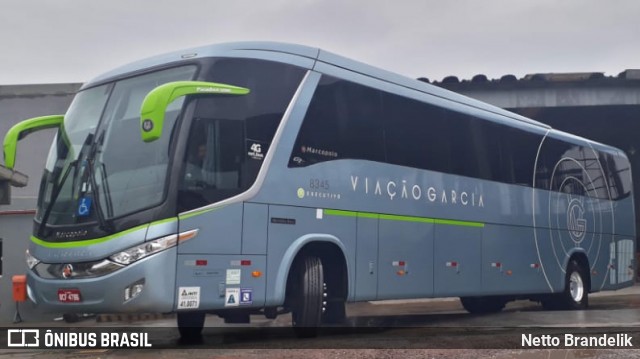 Viação Garcia 8345 na cidade de Curitiba, Paraná, Brasil, por Netto Brandelik. Número da foto: #9273941.