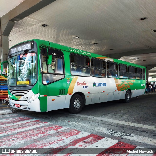 BBTT - Benfica Barueri Transporte e Turismo 00699 na cidade de Jandira, São Paulo, Brasil, por Michel Nowacki. ID da foto: 9274225.