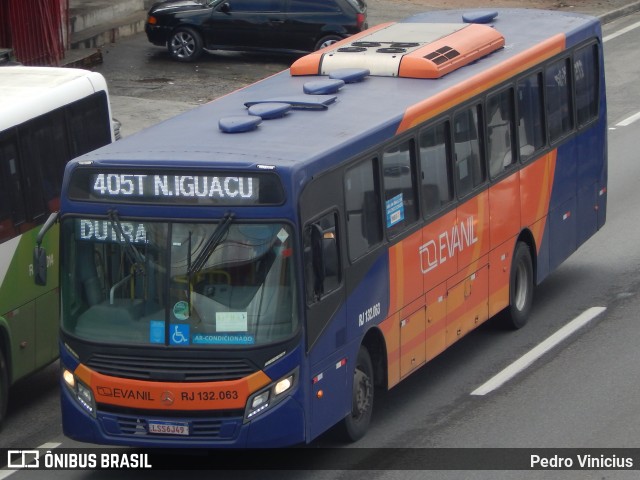 Evanil Transportes e Turismo RJ 132.063 na cidade de Belford Roxo, Rio de Janeiro, Brasil, por Pedro Vinicius. Número da foto: #9273753.