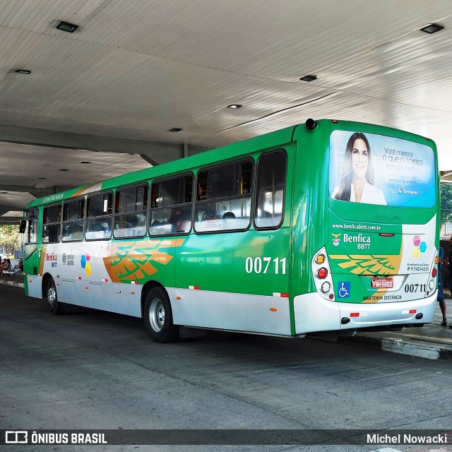 BBTT - Benfica Barueri Transporte e Turismo 00711 na cidade de Jandira, São Paulo, Brasil, por Michel Nowacki. Número da foto: #9274201.