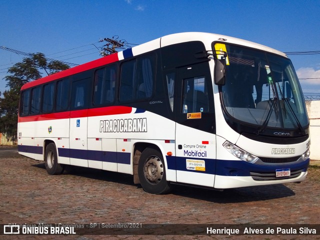 Viação Piracicabana 3135 na cidade de Campinas, São Paulo, Brasil, por Henrique Alves de Paula Silva. Número da foto: #9275701.