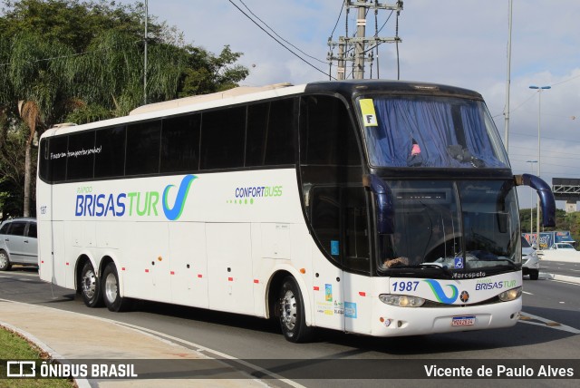 Brisas Tur Viagens e Turismo 1987 na cidade de São Paulo, São Paulo, Brasil, por Vicente de Paulo Alves. ID da foto: 9274097.