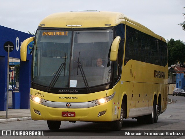 Viação Itapemirim 60041 na cidade de São Paulo, São Paulo, Brasil, por Moaccir  Francisco Barboza. ID da foto: 9278430.