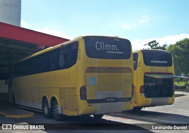 Viação Itapemirim 8839 na cidade de Queluz, São Paulo, Brasil, por Leonardo Daniel. Número da foto: #9277123.