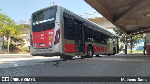 Express Transportes Urbanos Ltda 4 8186 na cidade de São Paulo, São Paulo, Brasil, por Matheus  Daniel. ID da foto: 9277683.