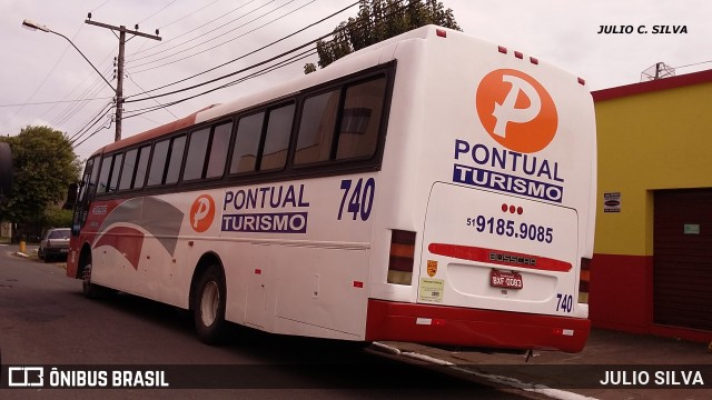 Pontual Turismo 740 na cidade de Esteio, Rio Grande do Sul, Brasil, por JULIO SILVA. ID da foto: 9278864.