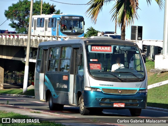 Viação Tabuazeiro 507 na cidade de Vitória, Espírito Santo, Brasil, por Carlos Gabriel  Malacarne. Número da foto: #9277782.