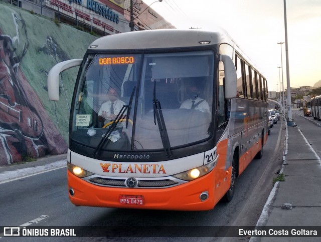 Planeta Transportes Rodoviários 2115 na cidade de Cariacica, Espírito Santo, Brasil, por Everton Costa Goltara. ID da foto: 9277110.