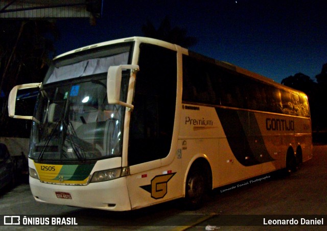 Empresa Gontijo de Transportes 12505 na cidade de Paraíba do Sul, Rio de Janeiro, Brasil, por Leonardo Daniel. ID da foto: 9276468.