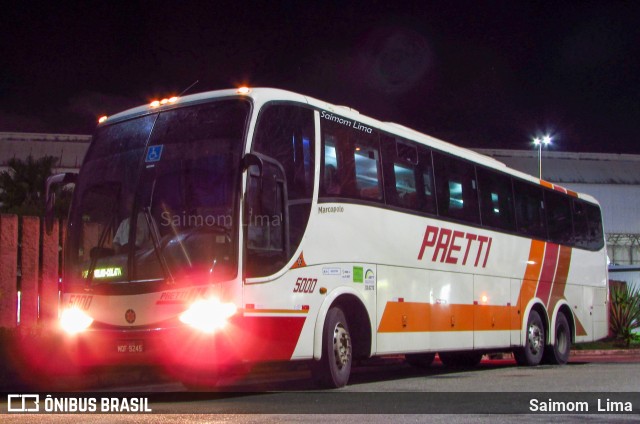 Viação Pretti 5000 na cidade de Vitória, Espírito Santo, Brasil, por Saimom  Lima. ID da foto: 9278124.