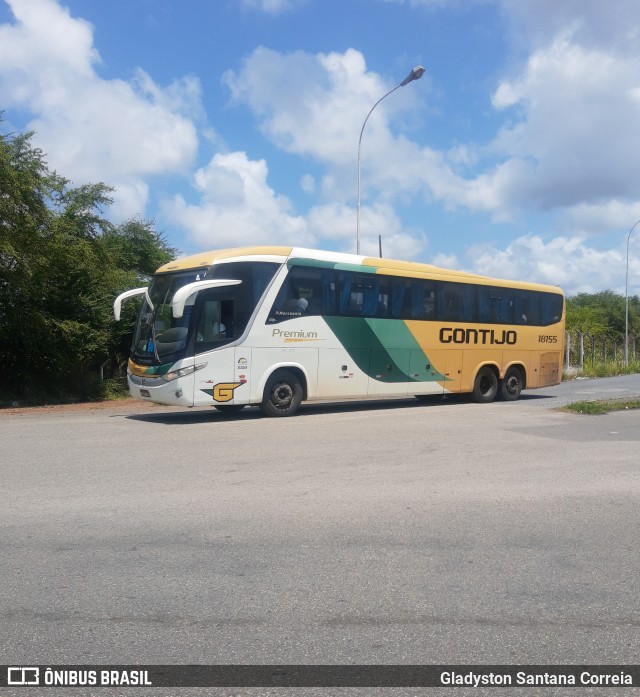 Empresa Gontijo de Transportes 18155 na cidade de Aracaju, Sergipe, Brasil, por Gladyston Santana Correia. Número da foto: #9276671.
