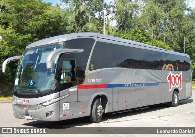 Auto Viação 1001 RJ 108.1097 na cidade de Queluz, São Paulo, Brasil, por Leonardo Daniel. ID da foto: 9277224.